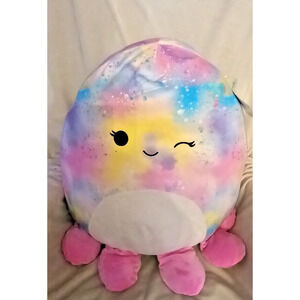 Squishmallows Jumbo Oleta Multicolor Octopus Cracker-Barrel Exclusive 16 in NWT